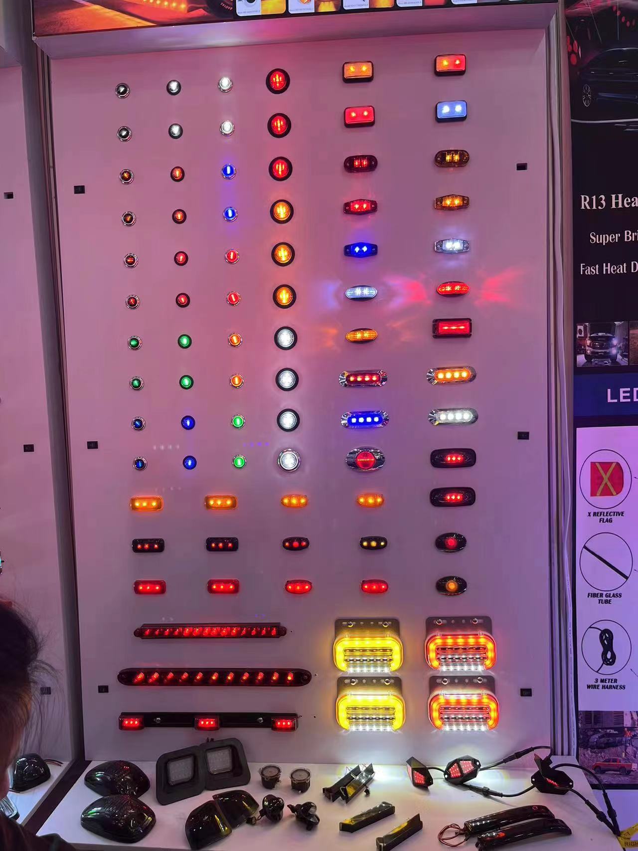 10 runde Markerlicht