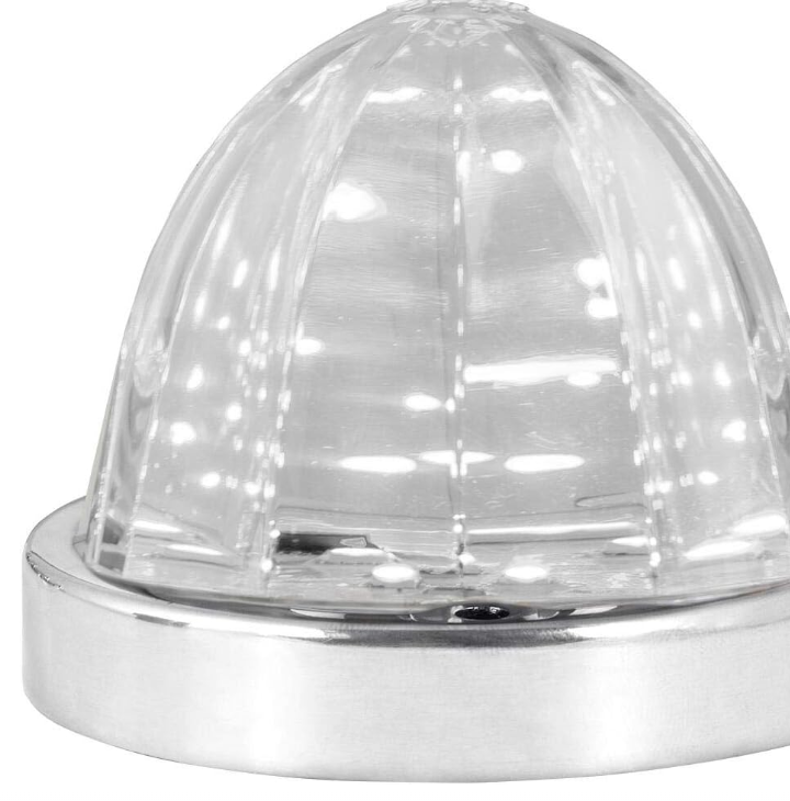 LED -Wassermelonenlichter f&uuml;r Semi -LKW -Au&szlig;enmini Wasser Melon Melone Semi -LKW -Marker Lichter Dachmarker Lichtglasschalen Auto Leuchtdach Marker f&uuml;r Turck -Anh&auml;nger 