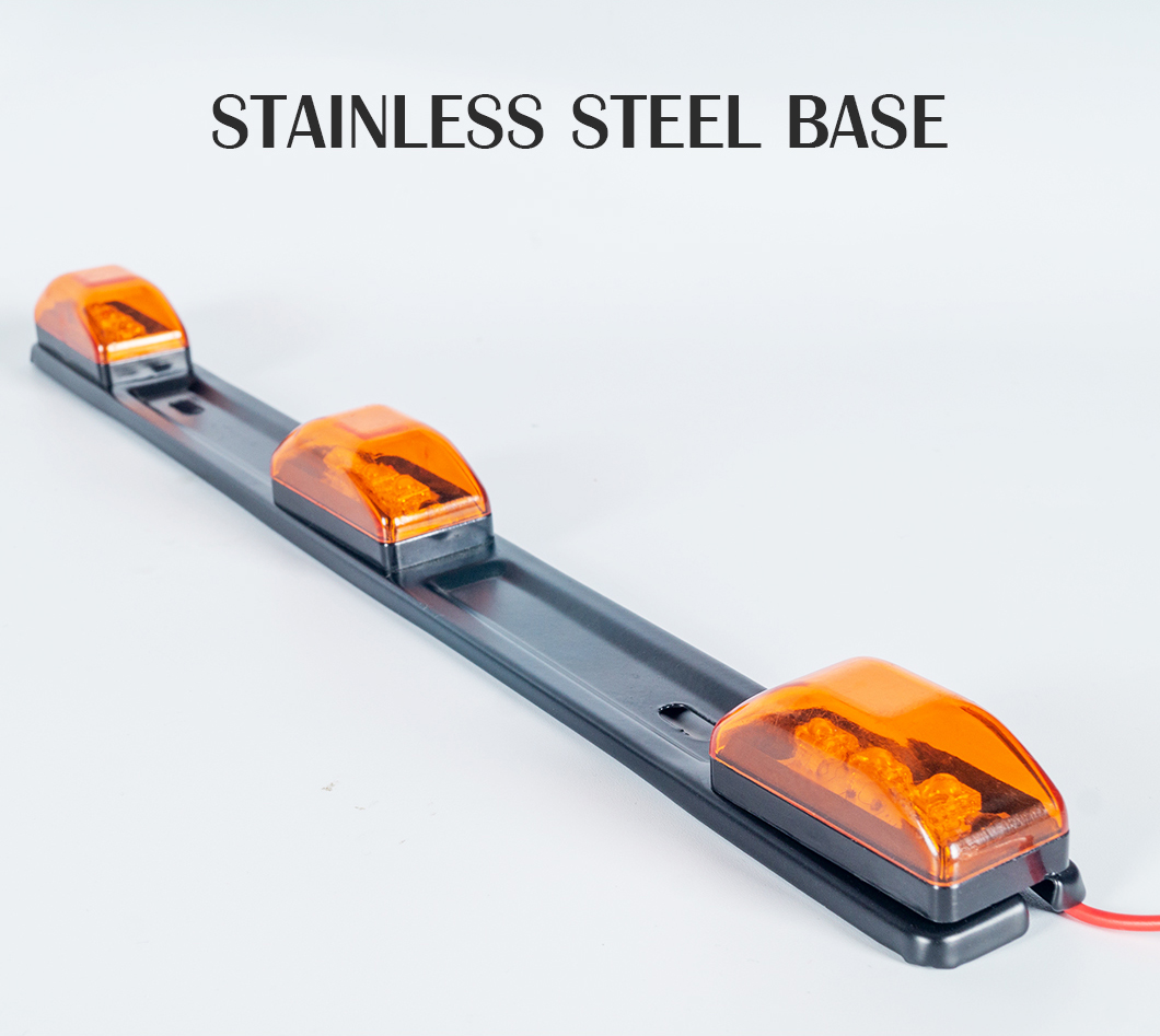Rote Abstands-LED-Markierungsleuchte, ID BAR-LED-Markierungsleuchte, Edelstahl-LED-Markierungsleuchte, Rote Abstands-ID BAR-LED-Markierungsleuchte, Rote Abstands-LED-Markierungsleuchte aus Edelstahl