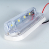 4-Zoll-LED-Markierungsleuchten mit weißer, klarer Linse