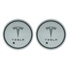 LED -Auto -Tassenhalterlichter für Tesla Model Y X S 3 mit USB -Ladebechmatte 
