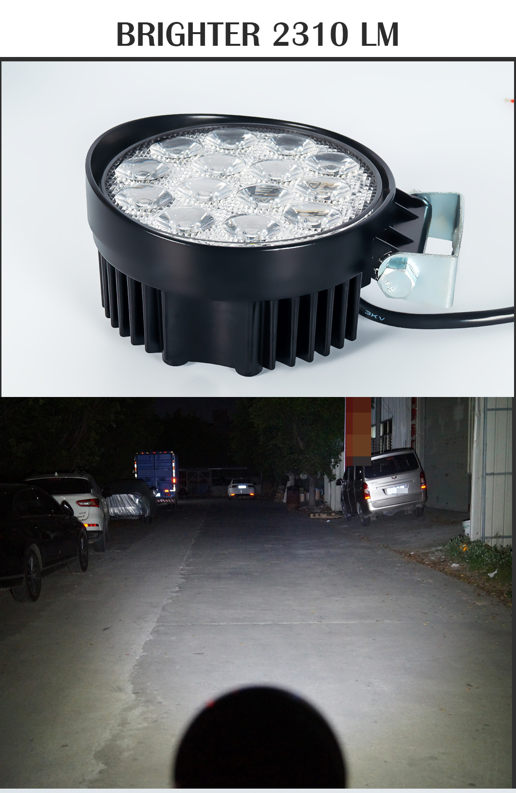 Heavy Duty 48W*2 LED -Arbeitslicht f&uuml;r Lastwagen