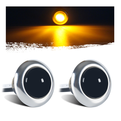 3/4 Zoll Rundes LED-Seitenmarkierungs-Anhänger-Kugellicht mit Edelstahlring