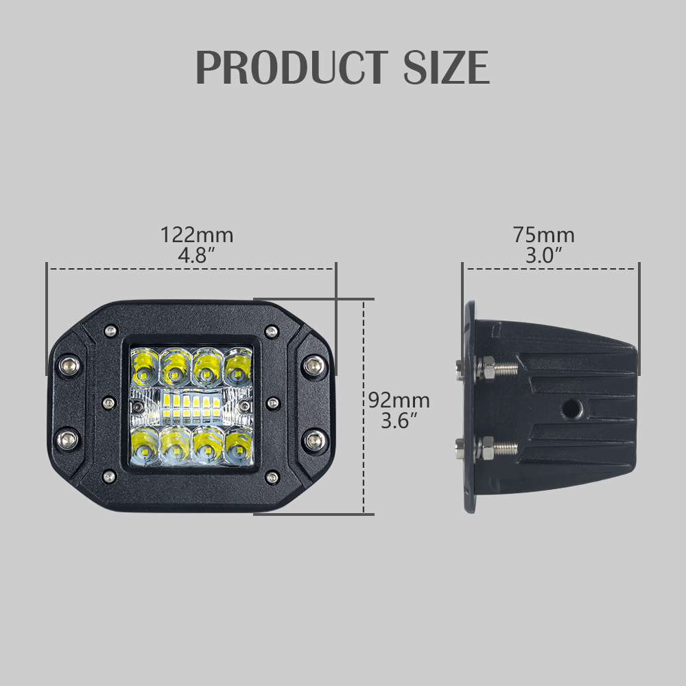 60 W 4 Zoll LED -Arbeitslicht Bar für Lastwagen