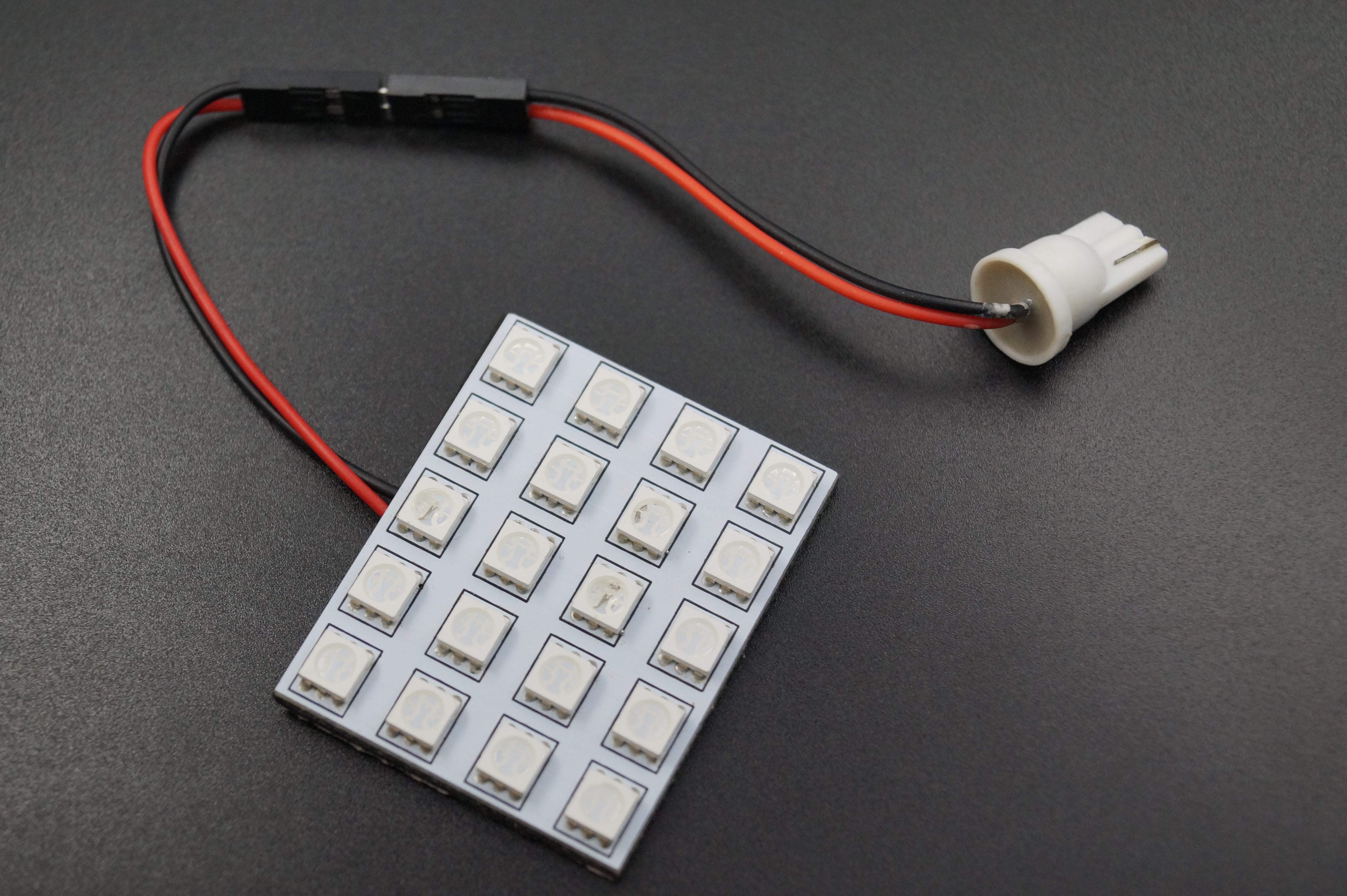 27-Watt-LED-Arbeitsleuchte, quadratische, wasserdichte LED-Arbeitsleuchte, blaue T10-LED-Autolampe, blaue LED-Innenraumlampe, 3/4-Zoll-LED-Seitenmarkierungsleuchte