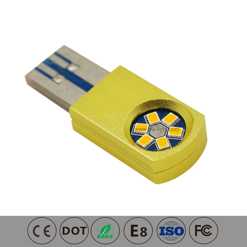 Benutzerdefinierte T10 Yellow Light Indicator Lampe Licht