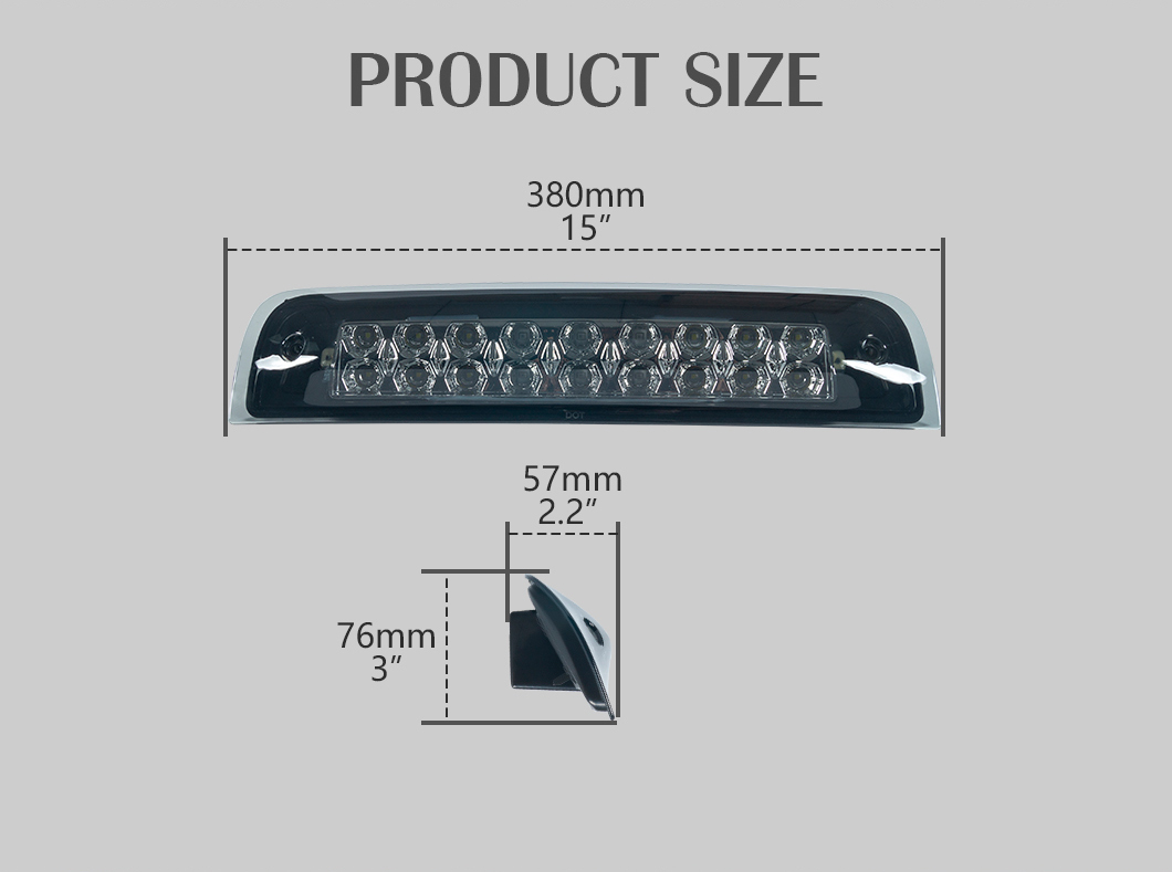 1996 Dodge High Mount 3. Bremslichter