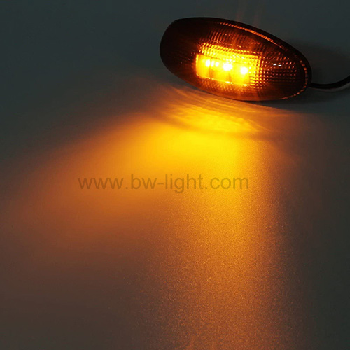 AC12V Bernstein-Blinker-Lampe LED-Seitenmarkierer-Auto-Leuchten