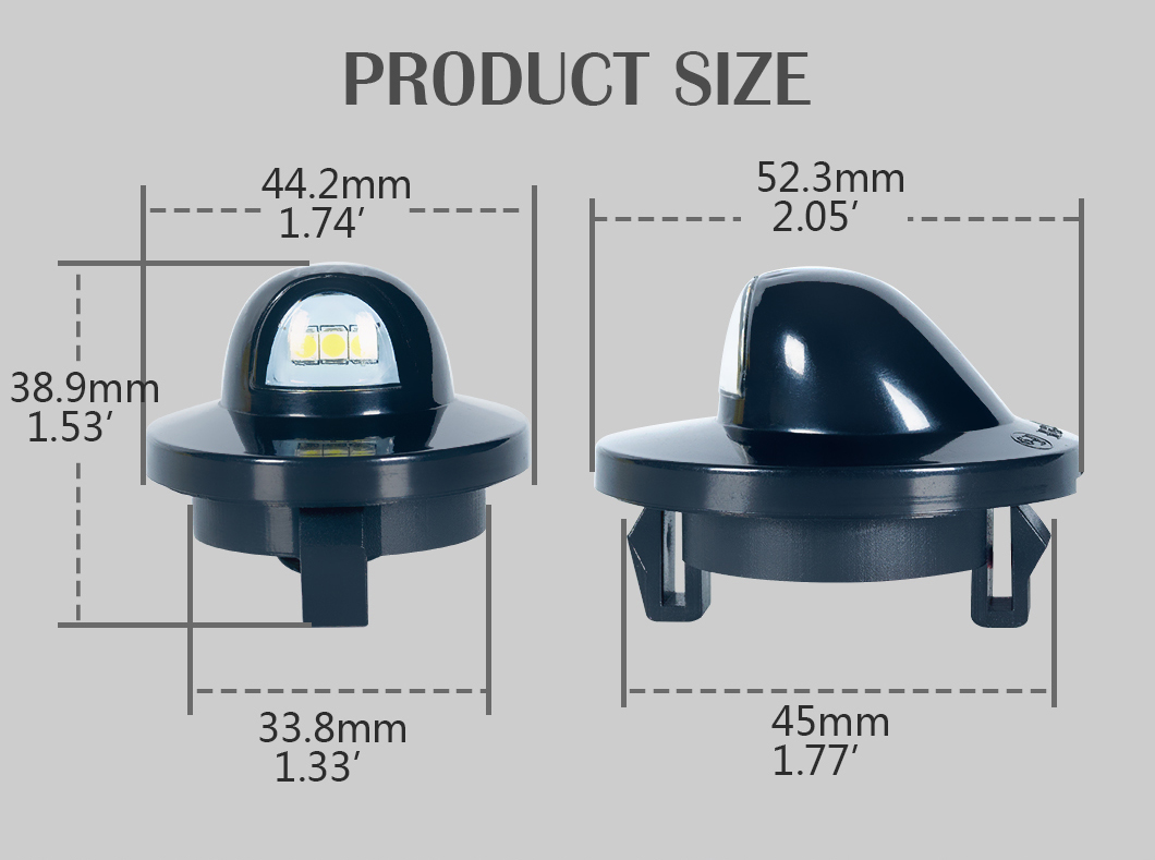 LED -Nummernschildlicht Licht 
