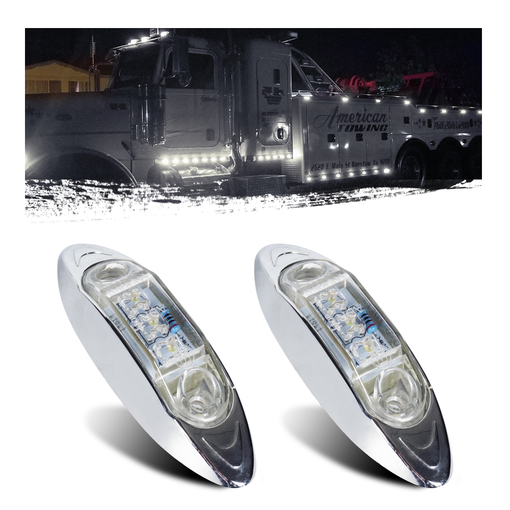 LED -LKW -Clearance -Marker -Licht mit Chrom 