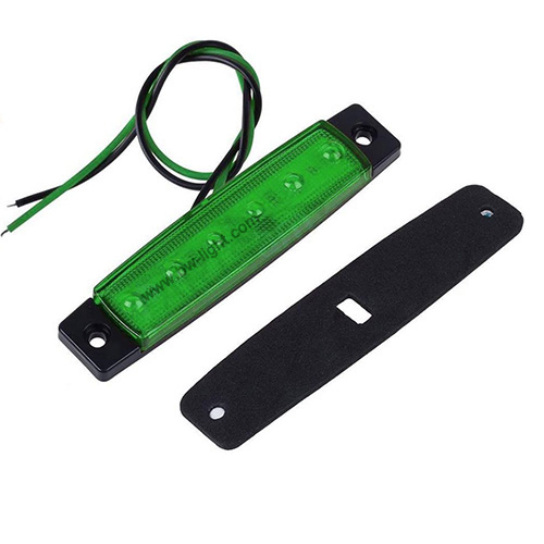 Grüne Indikator -LED -Marker -Marine -Bootlicht