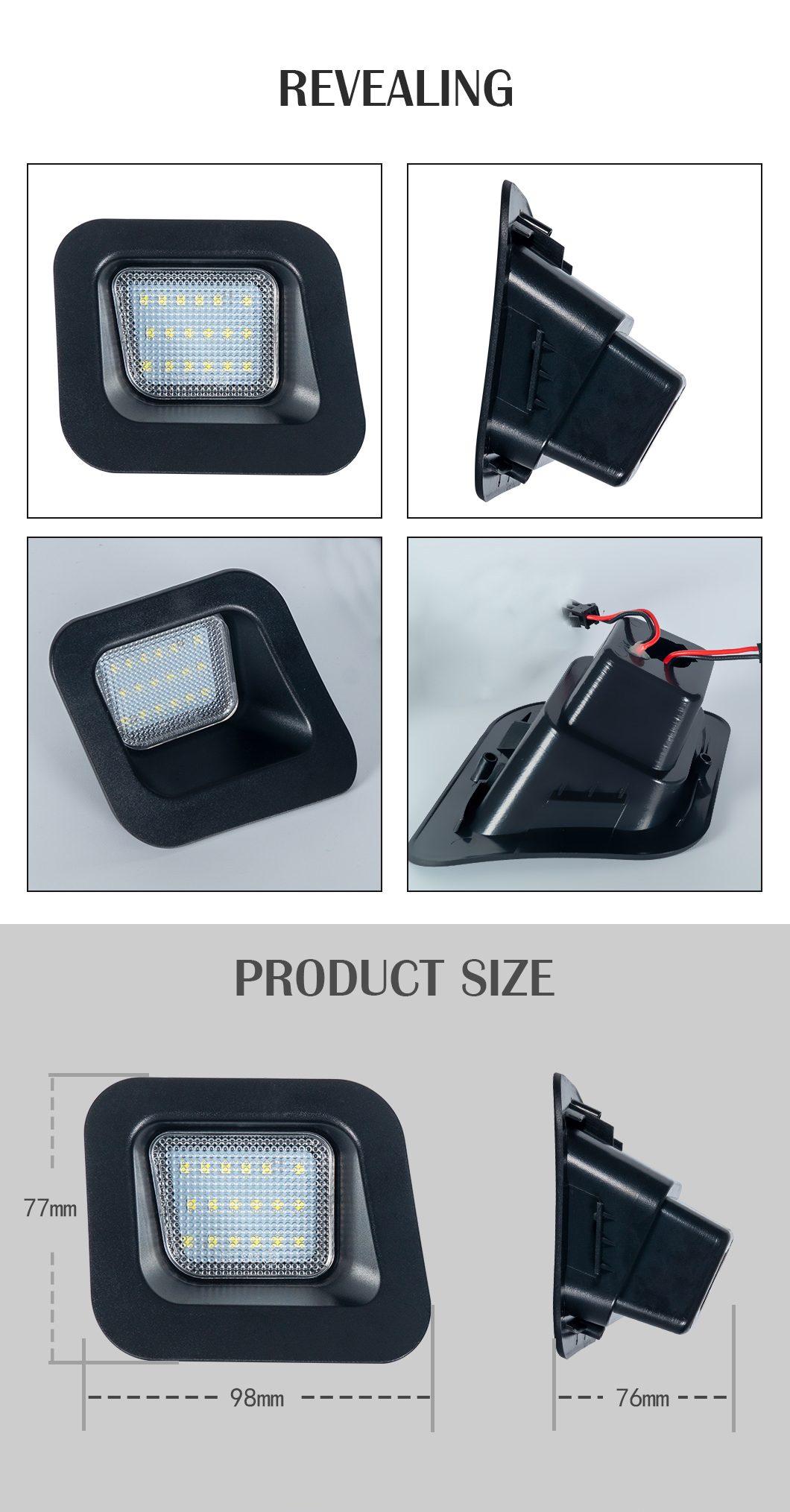 LED -Nummernschildlicht Licht 