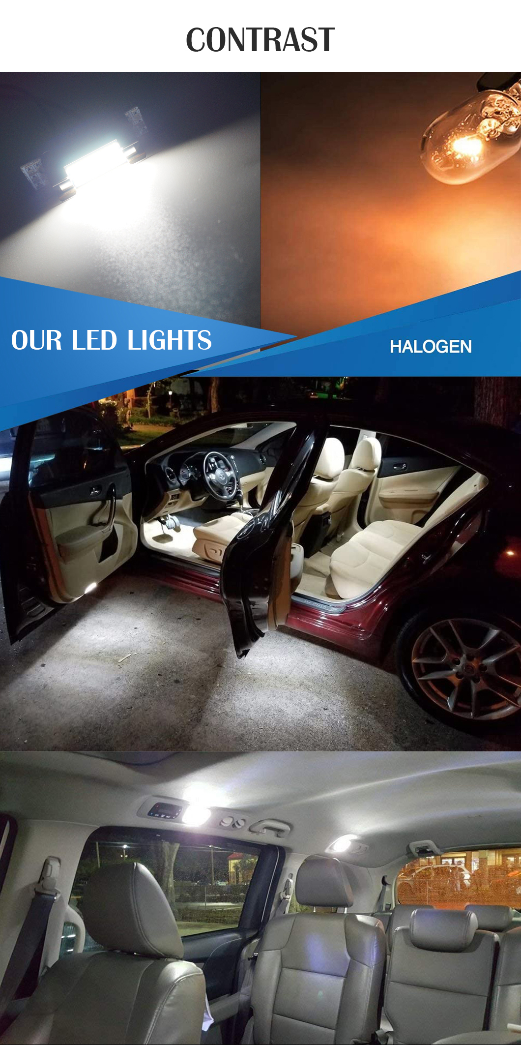 Helle LED-Auto-Innenlampe, Soffitten-LED-Autolampe, LED-Auto-Innenlampe f&uuml;r LKW, LED-Autolampe f&uuml;r LKW, Soffitten-LED-Auto-Innenlampe