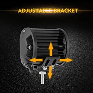 LED 4 Zoll Quadrat 120W Arbeitslicht 