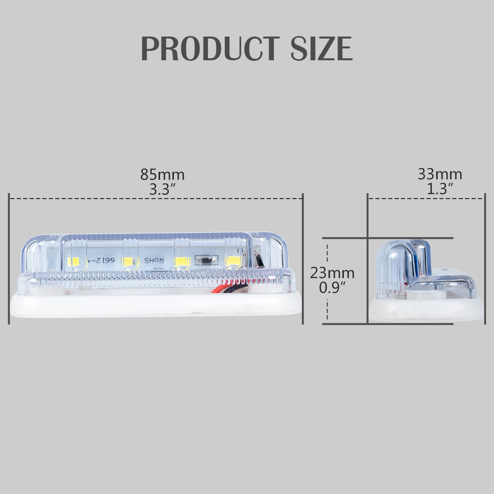 4 -Zoll -LED -Markerlicht mit Indikatoren für LKW