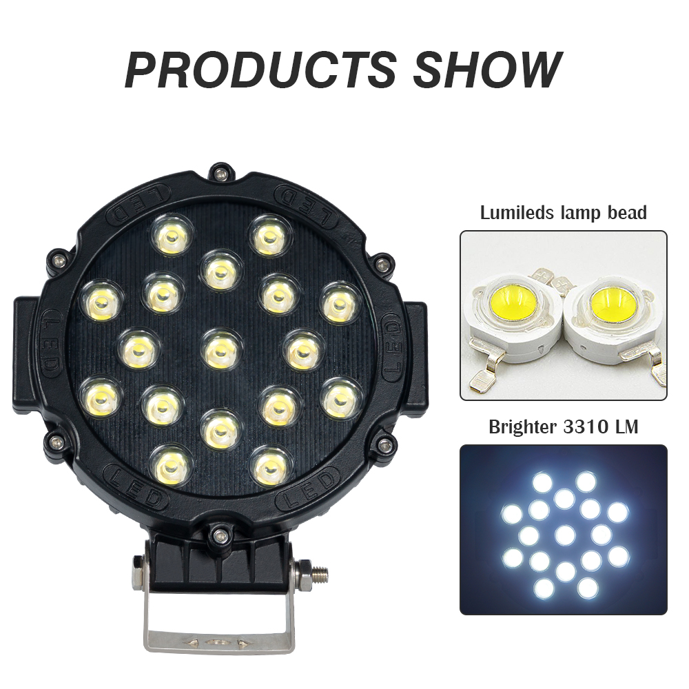 27 Watt LED-Arbeitsleuchte, wasserdichte LED-Arbeitsleuchte, Hot-Sale wasserdichte LED-Arbeitsleuchte, LED-Traktor-Dim-Lichter wasserdicht, Hot-Sale wasserdichte LED-Traktorleuchte