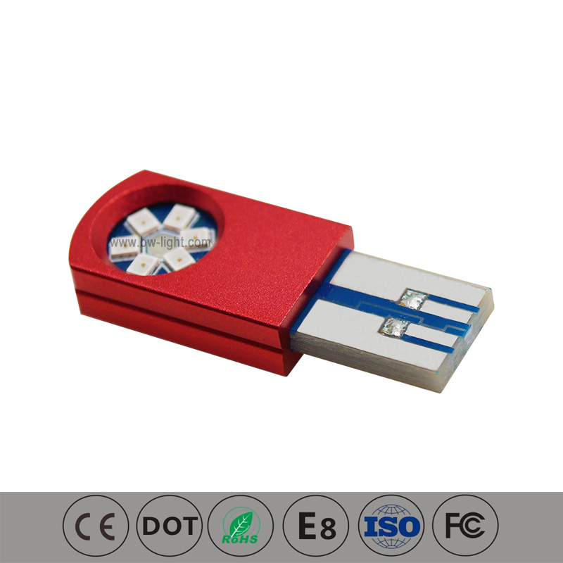 T10 LED-Lampe, rote LED-Lampe, Anzeigelampe, LED-Lampe, T10 rote LED-Lampe, rote LED-Anzeigelampe