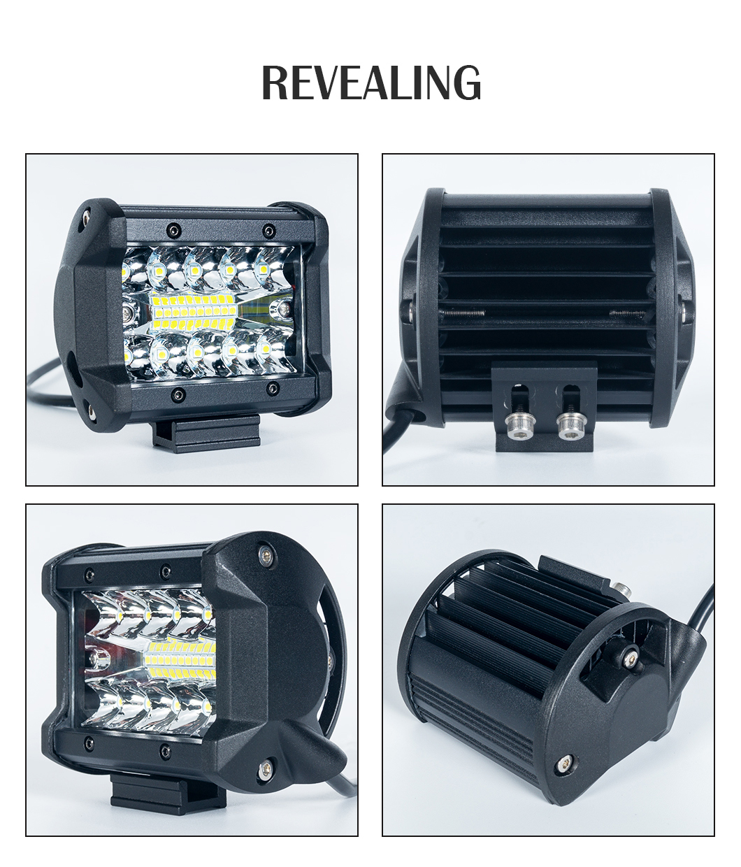 LED -Arbeitslichtbalken 4 -Zoll -LED -Arbeitslicht, 60W LED -Arbeitslicht, LED -Pods Arbeitslicht, LED -Arbeitslicht, 4 Zoll 60W LED -Arbeitslicht