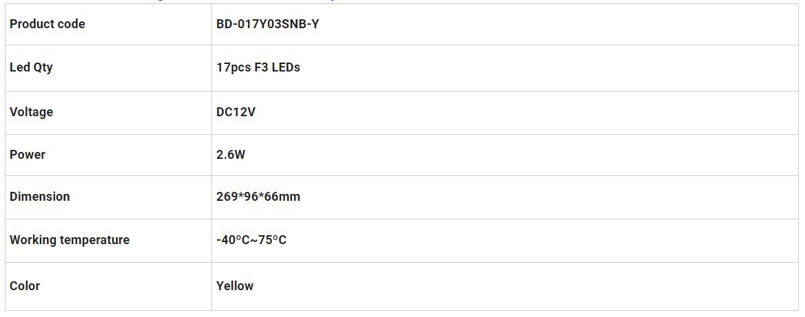 LKW-Lichter BD-017Y03SNB-y