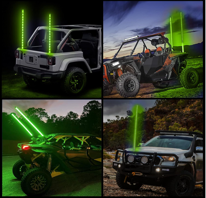 LED-Peitschenlicht mit App und Fernbedienung, Spiral-RGB-Chasing, angeboten vom chinesischen Hersteller Pingxiang Bowang Industry CO.,LTD. Kaufen Sie LED-Peitschenlicht mit App und Fernbedienung, Spiral RGB Chasing direkt zu einem niedrigen Preis und in hoher Qualit&auml;t.