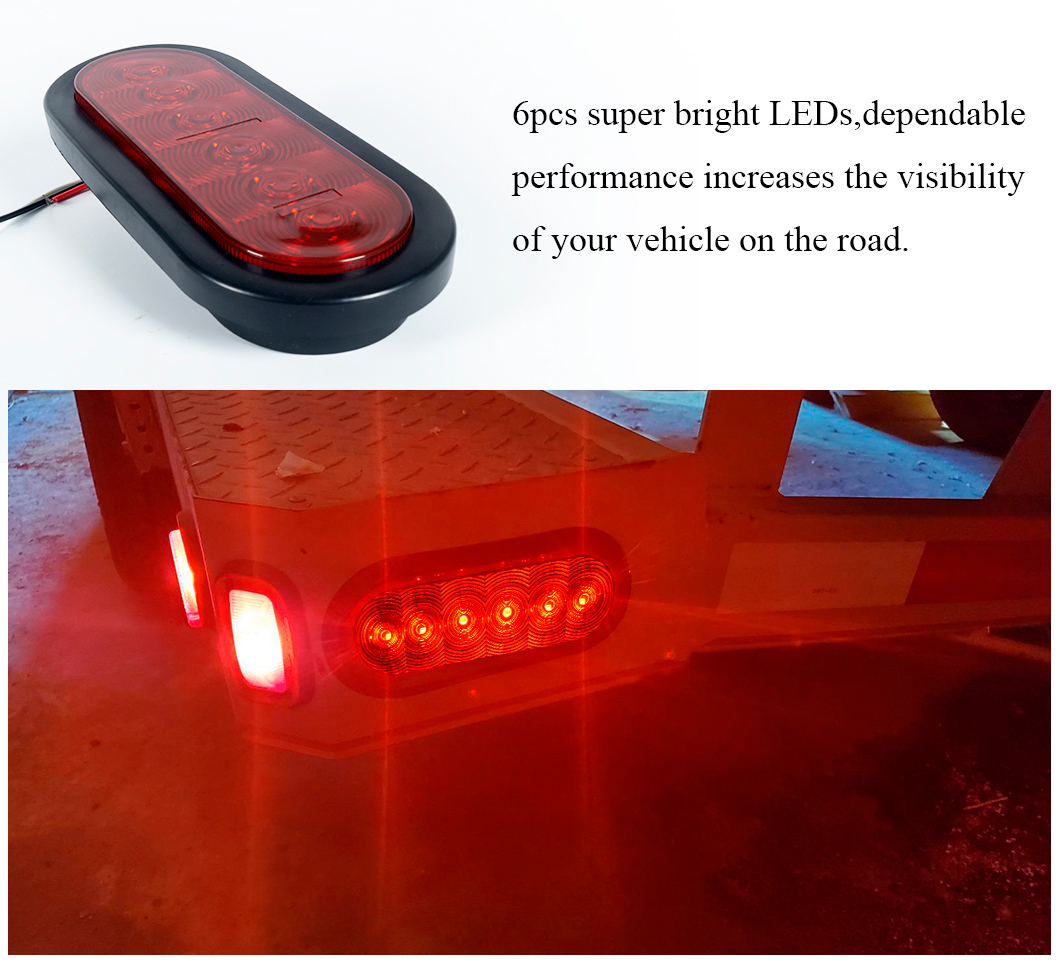 Auto Red LED 6 