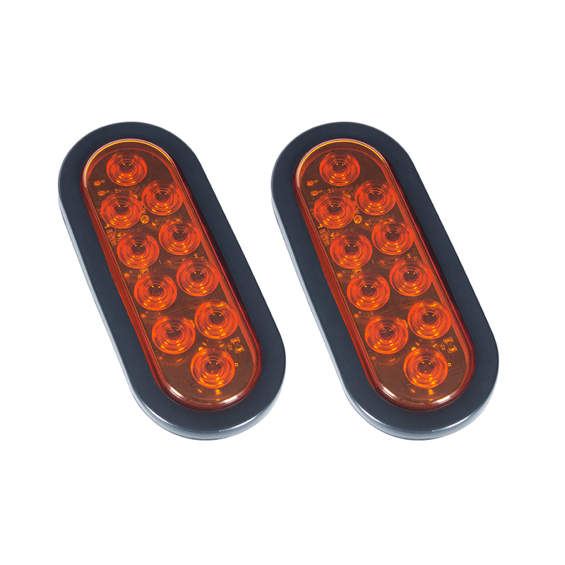 6 Zoll ovales wasserfestes LED -Rücklicht für Anhänger