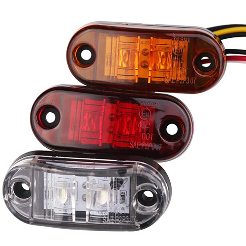 Anhänger-Freiraum Hintere Seitenblinker Lampe LED Auto-Seitenmarkierungs-Glühbirne