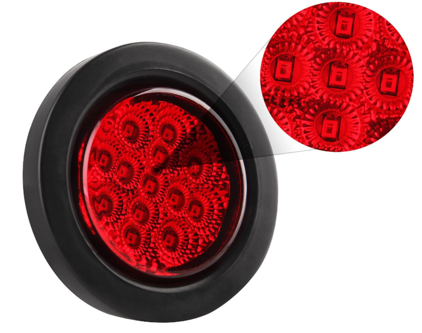 2,5" runde LED-Seitenmarkierungsleuchten, runde Anhänger-LKW-Leuchten