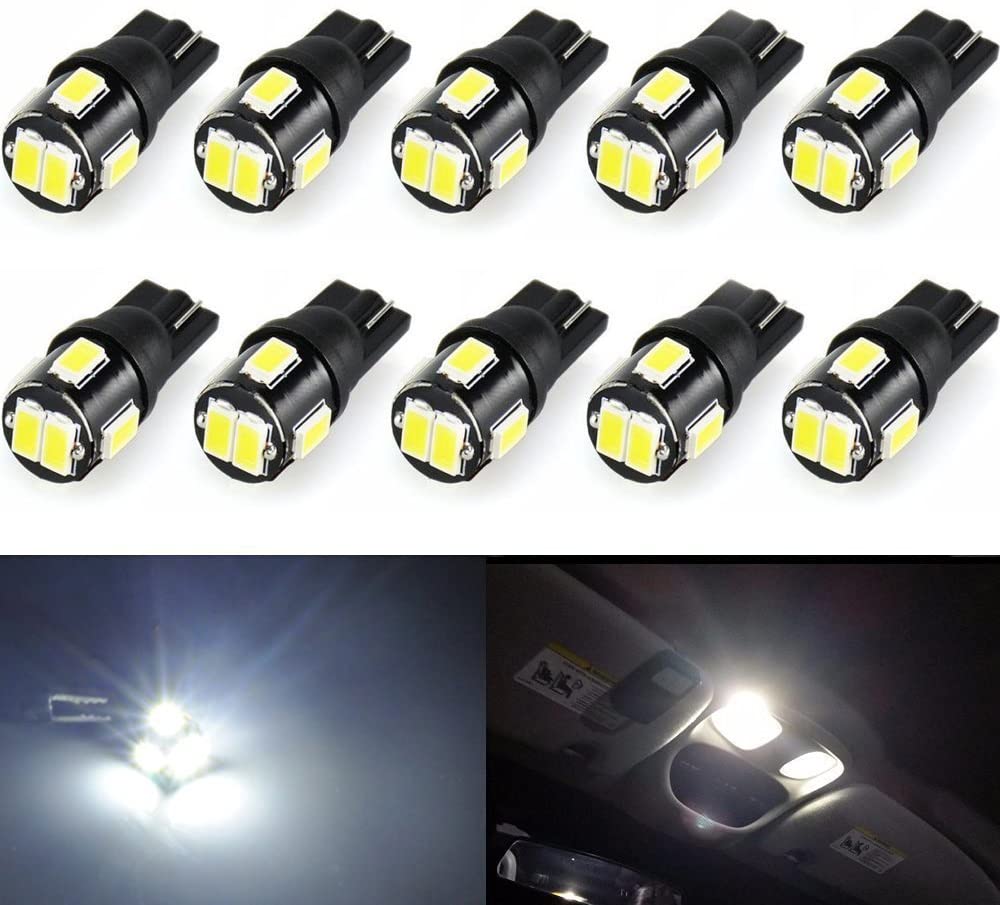 T10 Wedge LED Car Innenkuppel Dom -Zwiebel Tür mit freundlicher Genehmigung von Nummernschildlampe 