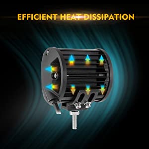 LED 4 Zoll Quadrat 120W Arbeitslicht 