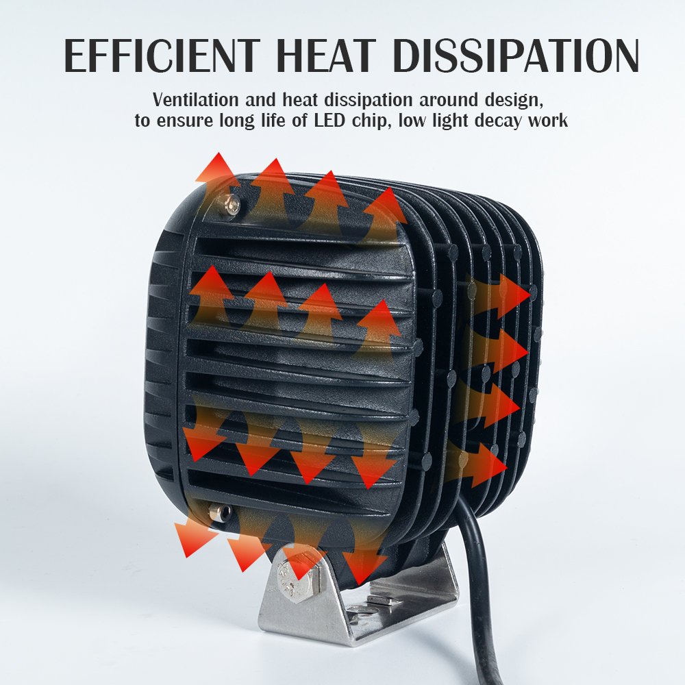 Wei&szlig; 5 Zoll LED -Arbeitslicht f&uuml;r LKWs f&uuml;r Lastwagen