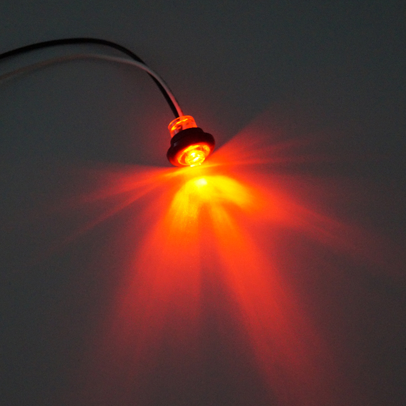 runde rote LED -Seitenmarker -Licht für Anhänger